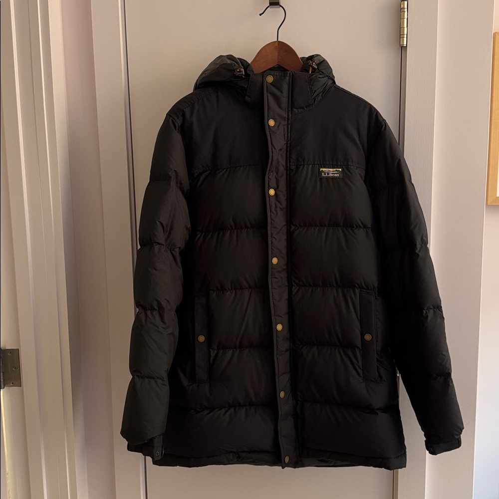 L.L. Bean Black Men’s Mountain Classic Down Parka